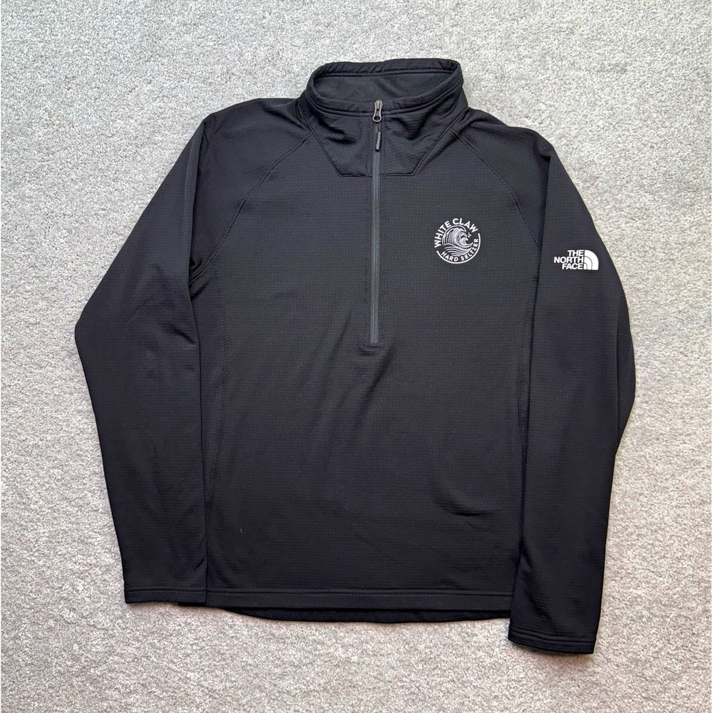 The North Face White Claw Hard Seltzer Branded 1/4 Zip Pullover Jacket Men's L